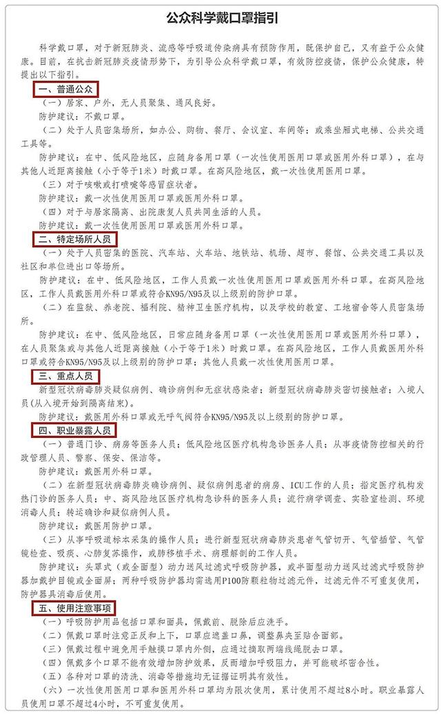 摘口罩的时间，终于定了